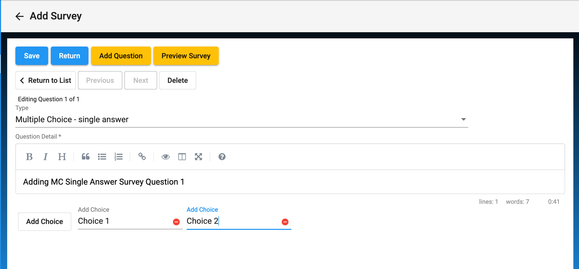 Single Answer Planet Learning